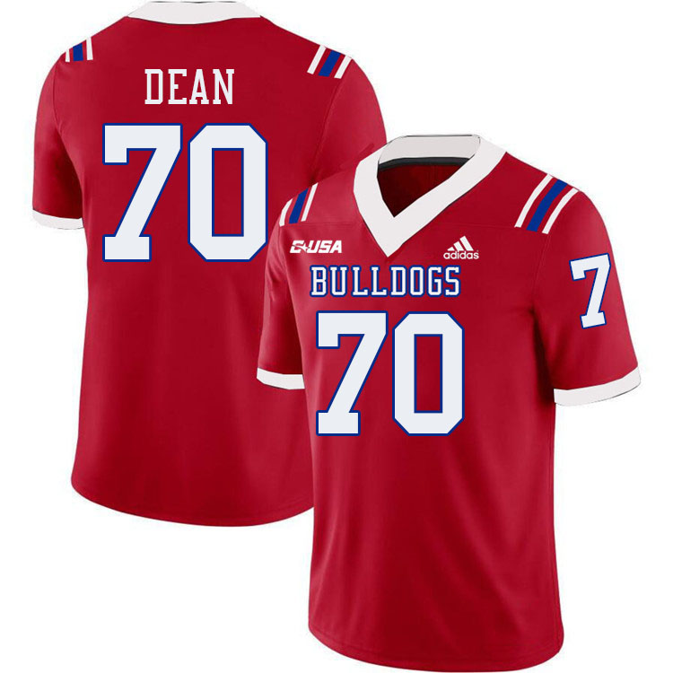 Fred Dean Louisiana Tech Jersey,LA Tech Bulldogs Football Jerseys,Uniforms,Gears-Red